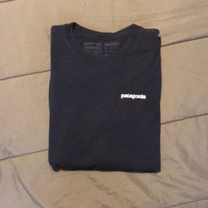 Long Sleeve Patagonia T-Shirt (Navy)